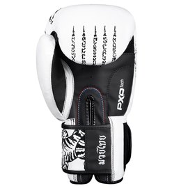 Боксерские перчатки Phantom Muay Thai White 10 унций (PHBG2495-10), Вес: 10 унций, Цвет: Белый, изображение 4