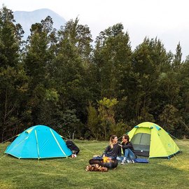 Палатка Naturehike P-Series NH18Z022-P, 210T/65D, двухместная, голубая (6975641887911), Цвет: Blue, изображение 5