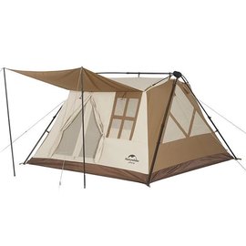 Палатка Naturehike с навесом CNH22ZP029, светло-коричневая (6975641887829)