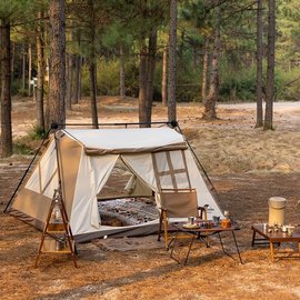 Палатка Naturehike с навесом CNH22ZP029, светло-коричневая (6975641887829), изображение 5