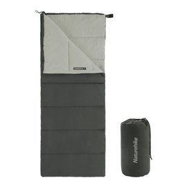 Спальный&nbsp;мешок Naturehike F150 NH22MSD05, правый, графит (6927595797747-R), Сторона застежки: Правая, Цвет : Графит, изображение 2