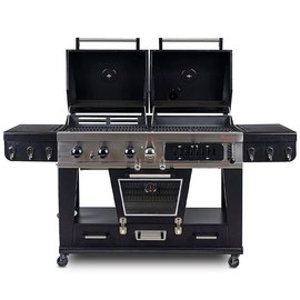 Комбинированный гриль Pit Boss Memphis Ultimate Combo угольно-газовый с коптильной камерой 10617, изображение 2