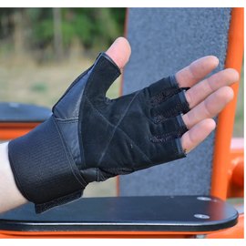 Перчатки для фитнеса MadMax MFG-269 Professional Exclusive Black L (MFG-269-EXC_L), Размер: L, Цвет: Чёрный, изображение 3