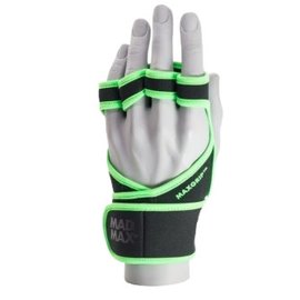 Перчатки для фитнеса MadMax MFG-303 MAXGRIP neoprene wraps Black/Grey S/M (MFA-303-GRN_S/M), Размер: S/M