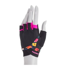 Перчатки для фитнеса MadMax MFG-770 Flower Power Gloves Black/Pink M (MFG-770_M), Размер: M, изображение 2