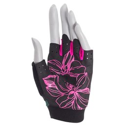 Перчатки для фитнеса MadMax MFG-770 Flower Power Gloves Black/Pink M (MFG-770_M), Размер: M, изображение 3