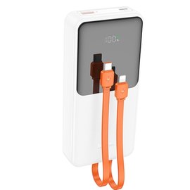 Повербанк HOCO Sharp J119A 20000 mAh 22.5W+PD20 White (6942007606127), Ёмкость: 20 000 mAh, Цвет : Белый