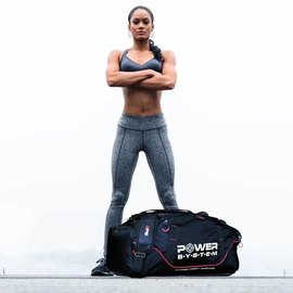 Сумка спортивная Power System PS-7010 Gym Bag Magna 65 л Blak/Red (7010BR-4), изображение 3