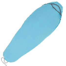 Вкладыш для спального мешка Sea to Summit Breeze Sleeping Bag Liner, Mummy w/ Drawcord - Standart, Blue Atoll (STS ASL031081-190205), Максимальный рост пользователя, см: 216 см