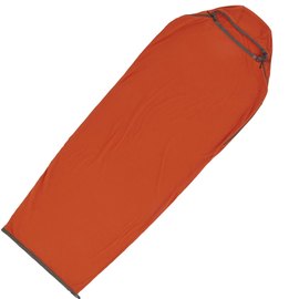 Вкладыш для спального мешка Sea to Summit Reactor Fleece Sleeping Bag Liner Picante Red Compact Mummy w/ Drawcord (STS ASL031031-191902), Максимальный рост пользователя, см: 177 см, изображение 2