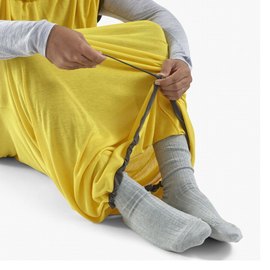 Вкладыш для спального мешка Sea to Summit Reactor Sleeping Bag Liner Sulfur Yellow Standart Mummy w/ Drawcord 198 см (STS ASL031061-190906), Максимальный рост пользователя, см: 198 см, изображение 5