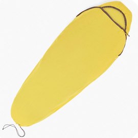 Вкладыш для спального мешка Sea to Summit Reactor Sleeping Bag Liner Sulfur Yellow Standart Mummy w/ Drawcord 198 см (STS ASL031061-190906), Максимальный рост пользователя, см: 198 см, изображение 6