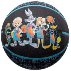 М'яч баскетбольний Spalding Space Jam Tune Squad Roster чорний/мультиколор size 7 (84582Z)