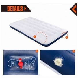 Надувной коврик KingCamp Pumpair Bed Double Blue/Beige KM3607, изображение 3