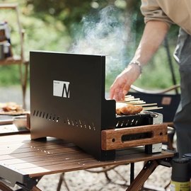 Портативный гриль для столешницы Naturehike CNK2300CJ010, металлик (6976023922954), Цвет: Металлик, изображение 4