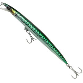 Воблер Savage Gear Sandeel Jerk Minnow SF 145mm 14.0g Green mackerel PHP (64002), Цвет : Green mackerel PHP
