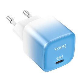 Зарядний пристрій Hoco Type-C to Lightning cable single port charge set C101A Type-C, PD, 3A/20W Blue (000008943), зображення 4