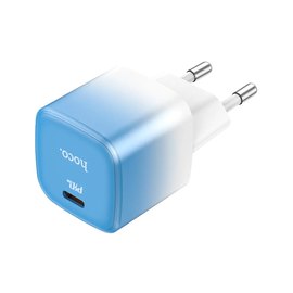 Зарядний пристрій Hoco Type-C to Lightning cable single port charge set C101A Type-C, PD, 3A/20W Blue (000008943), зображення 6