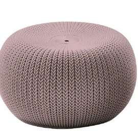 Кресло-пуф садовое пластиковое Keter Knit Seat лиловый (7290106932081), Цвет: Лиловый