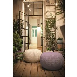 Кресло-пуф садовое пластиковое Keter Knit Seat лиловый (7290106932081), Цвет: Лиловый, изображение 3