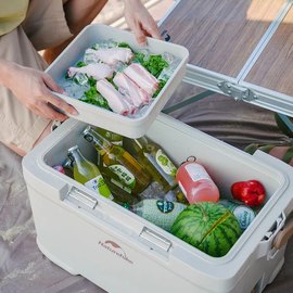 Туристический холодильник Naturehike CNK2300BS012, 30 л, до 36 часов, бежевый (6976023925627), изображение 4