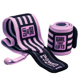 Бинты для запястья (кистевые бинты) Power System PS-3510 Wrist Wraps GTL Pink (PS-3510PI-0), Цвет: Pink