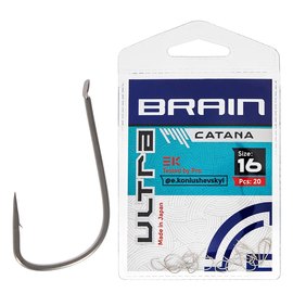 Крючок Brain Ultra Catana #16 20 шт/уп (1858.52.36), Номер крючка, № : 16