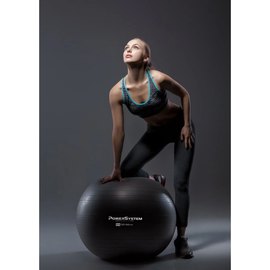 Мяч для фитнеса (фитбол) Power System PS-4012 Ø65 cm PRO Gymball Black (4012BK-0), изображение 3
