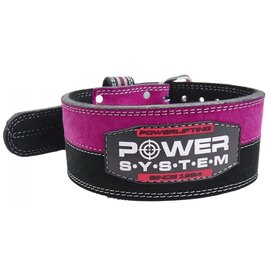 Пояс для тяжелой атлетики Power System PS-3850 Strong Femme Black/Pink S (PS_3850_S_Bl/Pink), Размер: S