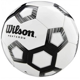 Мяч футбольный Wilson Pentagon white/black size 5 (WTE8527XB05), изображение 2
