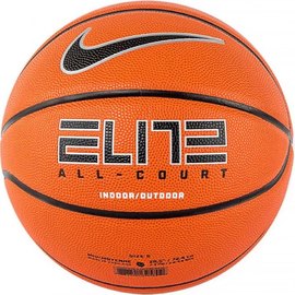 М'яч баскетбольний Nike Elite All Court 8P 2.0 Deflated помаранчевий/чорний/сріблястий size 6 (N.100.4088.855.06)