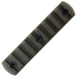Планка Picatinny DLG Tactical для крепления на M-LOK 9 слотов, green (DLG-112), Цвет: Зелёный, изображение 2