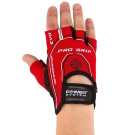 Перчатки для зала Power System PS-2250E Pro Grip EVO Red XS (PS_2260RD-1_XS), Размер: XS, Цвет: Красный, изображение 2