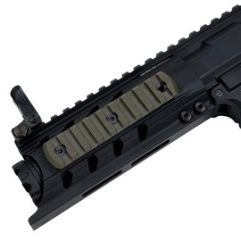 Планка Picatinny DLG Tactical для крепления на M-LOK 9 слотов, green (DLG-112), Цвет: Зелёный, изображение 4