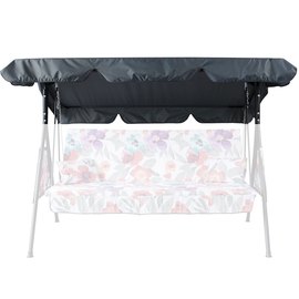 Тент Vitan для садовой качели Дача/Релакс/Графиня (графит) 2140119, Цвет: Графит