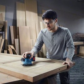 Аккумуляторная эксцентриковая шлифмашина Bosch Professional GEX 185-LI (каркас) (06013A5020), изображение 5