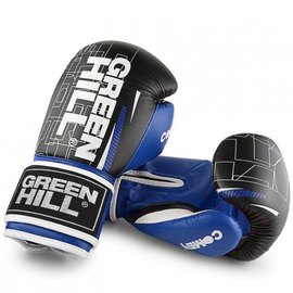 Боксерские перчатки Green Hill Comet 10 унц синие BGC-2270A, Вес: 10 унций, Цвет: Синий/Чёрный