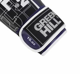 Боксерские перчатки Green Hill Comet 10 унц синие BGC-2270A, Вес: 10 унций, Цвет: Синий/Чёрный, изображение 4