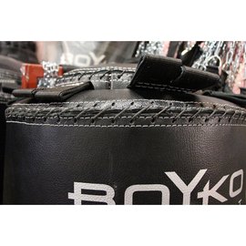 Боксерский мешок BoYko Элит апперкотный, Силуэт №4, кожа, 145х40 см, с узлом крепления на пружинах (bs04131603), изображение 2