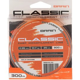 Леска Brain Classic Carp Line 300m 0,35mm 10,7kg 25lb Solid orange (1858.81.00), Диаметр, мм: 0.35 мм, изображение 2