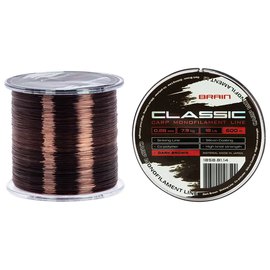 Леска Brain Classic Carp Line 600m 0,28mm 7,9kg 18lb Dark brown (1858.81.14), Диаметр, мм: 0.28 мм