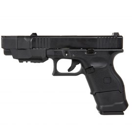 Страйкбольний пістолет D-Boys Glock 26 Advanced Green Gas Black (29833)