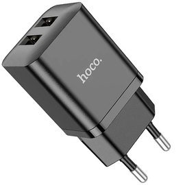Зарядное устройство Hoco Type-C Cable Maker dual Port charger set N25 2USB, 2.1A Black (000009508)