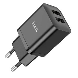 Зарядное устройство Hoco Type-C Cable Maker dual Port charger set N25 2USB, 2.1A Black (000009508), изображение 3