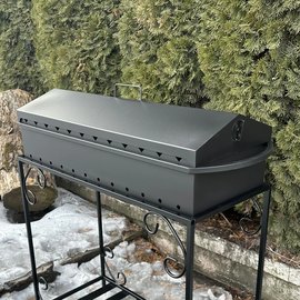 Кришка-барбекю для мангалу на 12 шампурів 81х32 см (KRSHK-MB12), зображення 6