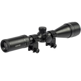 Оптический прицел Hawke Fast Mount 3-9x40 AO сетка Mil Dot, кольца на Weaver (11523), изображение 2