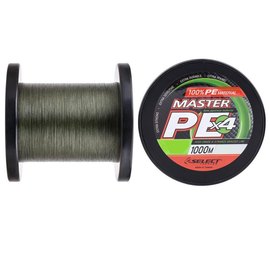 Шнур Select Master PE 1000m 0.20mm 24kg темно-зеленый (1870.15.91), Диаметр, мм: 0.20 мм, Разрывная нагрузка, кг : 24