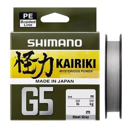 Шнур Shimano Kairiki G5 Steel Gray 150m 0.13mm 4.1kg (LDM51UE130150S)