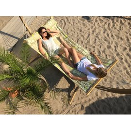 Двухместный гамак с рейками La Siesta Hawaii coconut HQR11-65