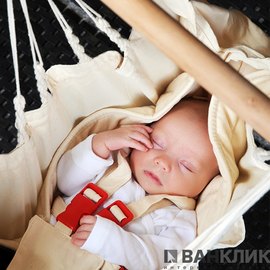 Гамак для новорожденного La Siesta Yayita ecru YABN-1